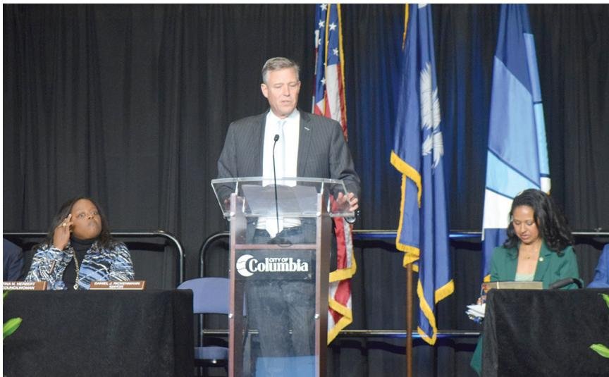 City of Columbia holds Swearing-In Ceremony for Mayor and City Council Members