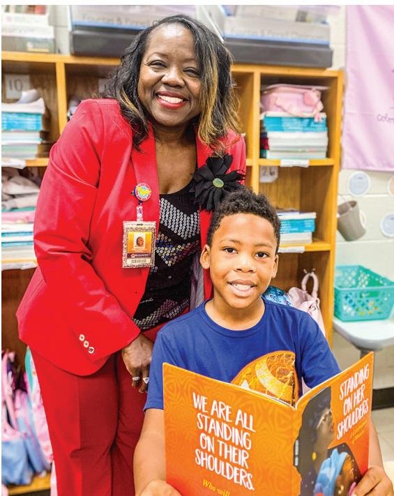 Every step Burnside Principal Dr. Janet Campbell takes connects her with students and staff