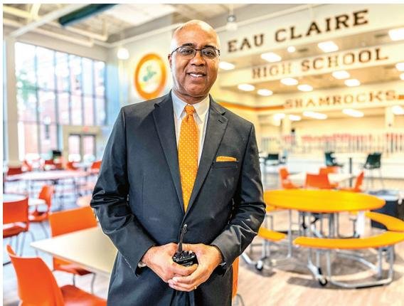 Eau Claire Principal Ekemam Montgomery’s relatable experiences help build relationships with students