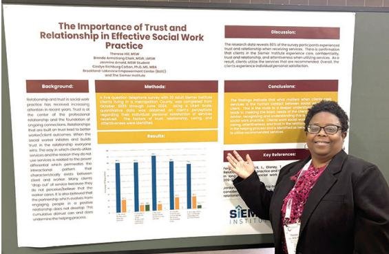 Brookland-Lakeview Empowerment Center staff presents research at public health conference