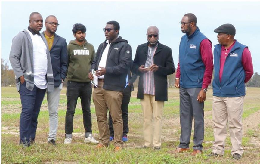 Gambian researchers visit SC State to see climate-smart agricultural innovations