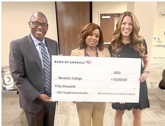 Bank of America names Benedict College B.E.S.T. Lives Center its Columbia 2025 Neighborhood Builder