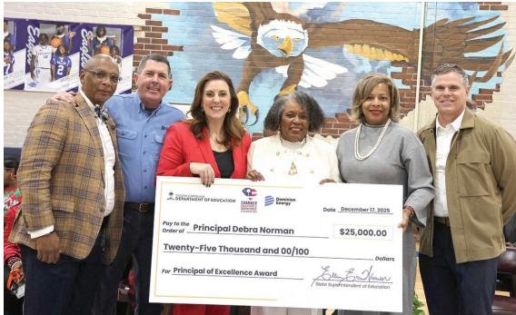 North Middle-High School Principal Debra Norman named 2025 South Carolina Principal of Excellence