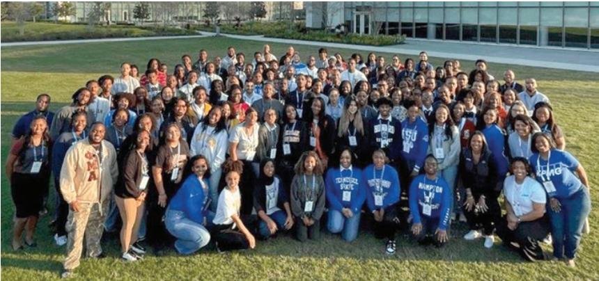 Julianna Blackman represented Allen University at KPMG HBCU Talent  + Program