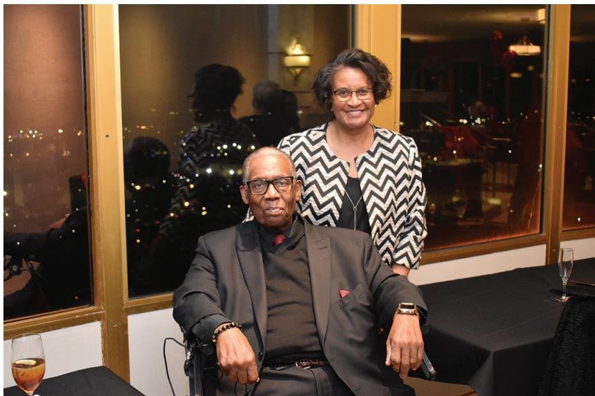 Former Columbia City Councilman E.W. Cromartie and wife Raynette Cromartie pose for a photo.