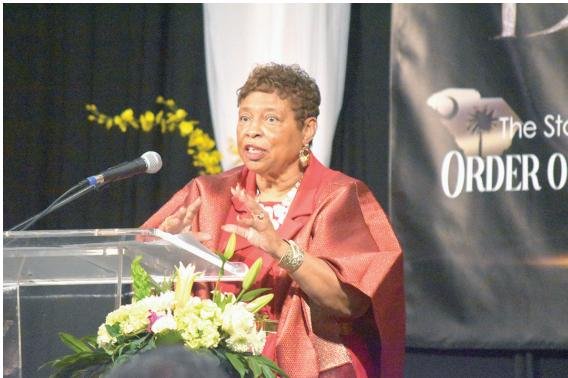 Diane E. Sumpter thanks her supporters.