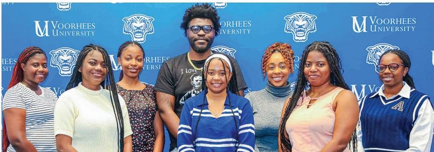 Voorhees University Student Health Ambassadors receive  $ 22,500 in scholarships