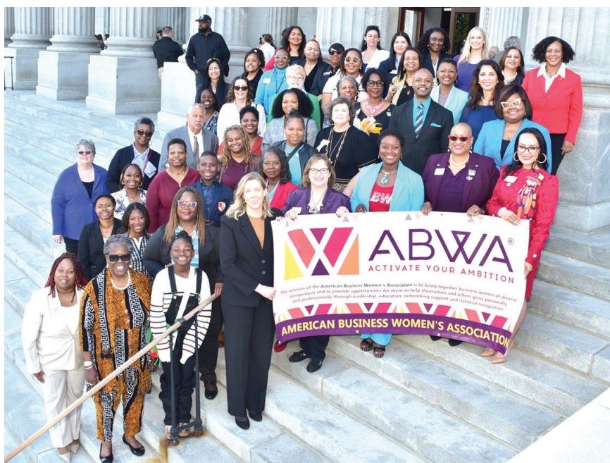 Business women celebrate ABWA Day at the State House