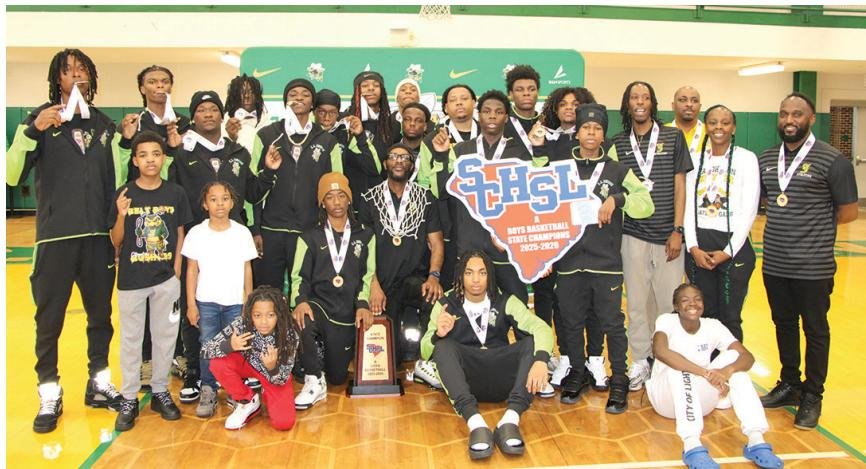 C.A. Johnson Boys Basketball Team wins State Championship