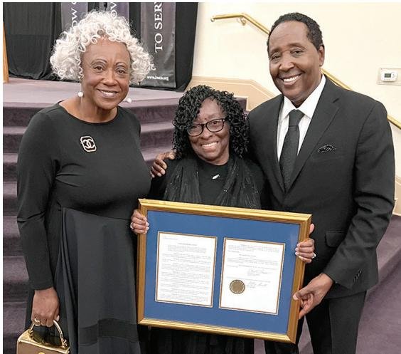 Dr. Cheryl Washington honored by Bible Way Church of Atlas Road