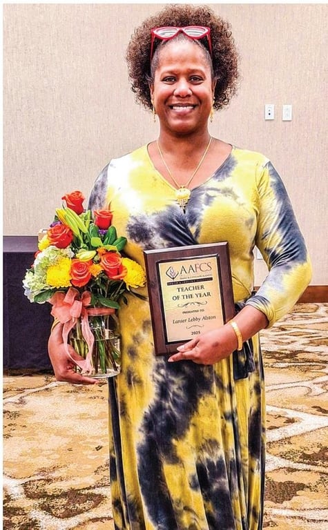 Hand Middle teacher named South Carolina Association of Family and Consumer Sciences Teacher of the Year