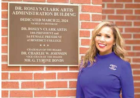 Benedict renames administration building after President Dr. Roslyn Clark Artis