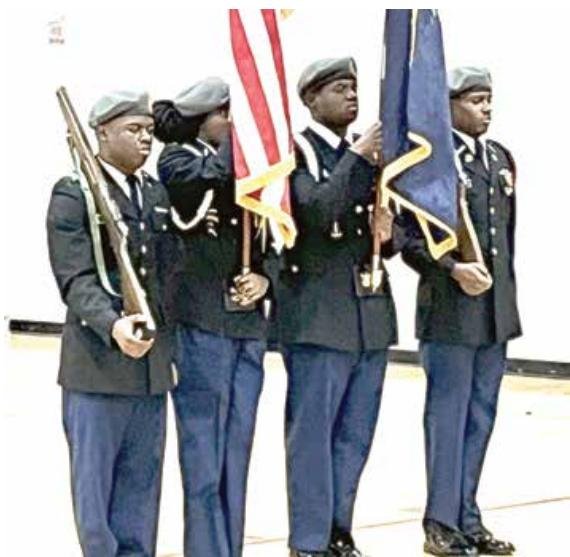 Bethune-Bowman High School JROTC wins Honor Unit With Distinction