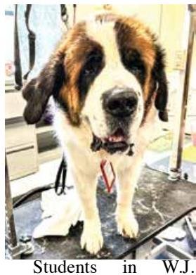 W.J. Keenan Animal Science II Class to hold Easter Community Dog Grooming Event