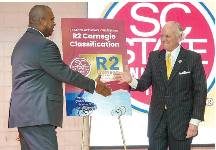 SC State University becomes South Carolina’s only Research 2 institution, signifying ‘high research activity’