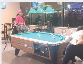 EnVee also features a lounge, bar and pool room.