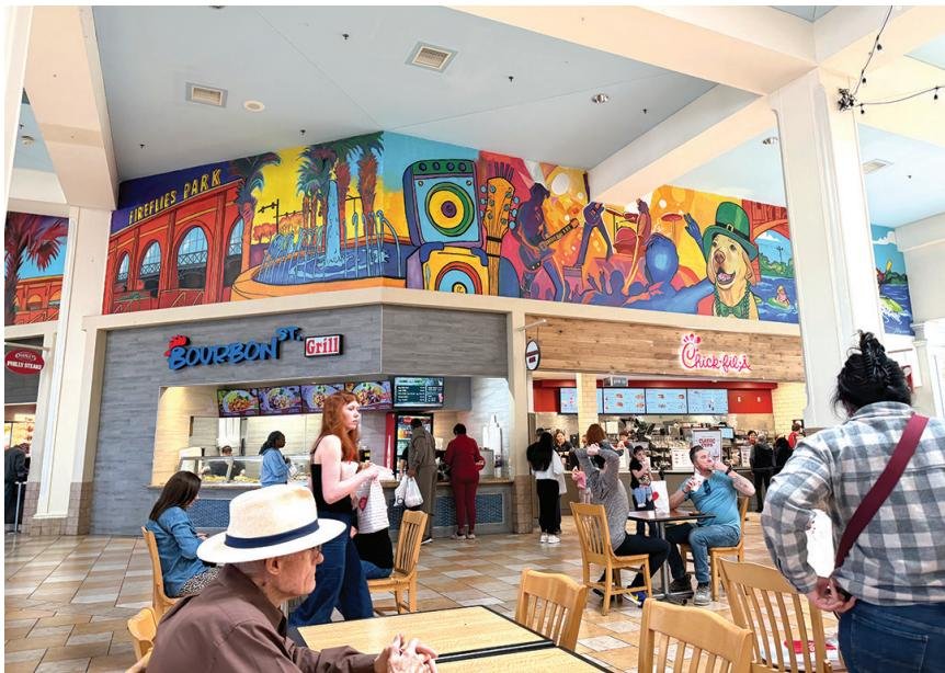Columbia’s Skyline Comes to Life in 235- Foot Mural at Columbiana Centre