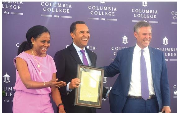 Dr. John H. Dozier installed as the 21st President of Columbia College