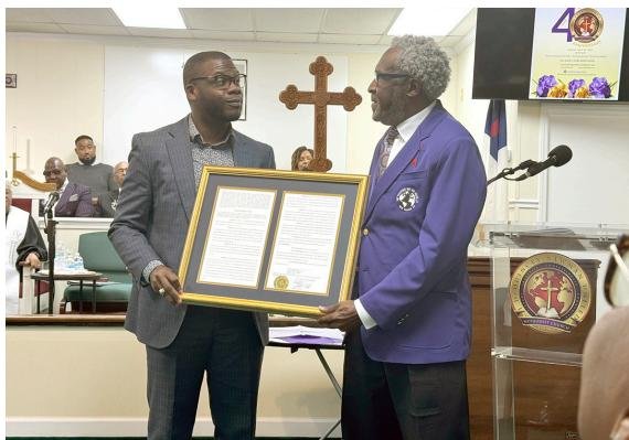 I DeQuincey Newman United Methodist Church celebrates 40th Anniversary