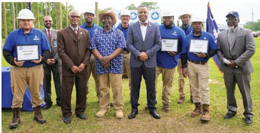 Denmark Technical College celebrates Iota Cohort of electrical lineworker graduates at the Center of Energy