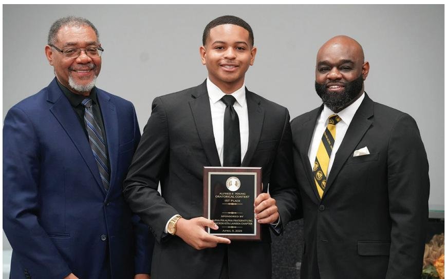 Vondre Whaley wins 2025 Alfred F. Young Oratorical Contest