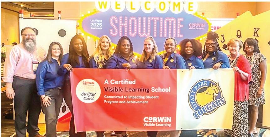 Hyatt Park Elementary School named Visible Learning+ Certified School