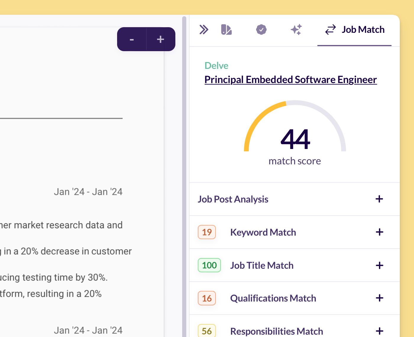 Quickly Tailor Your Resume