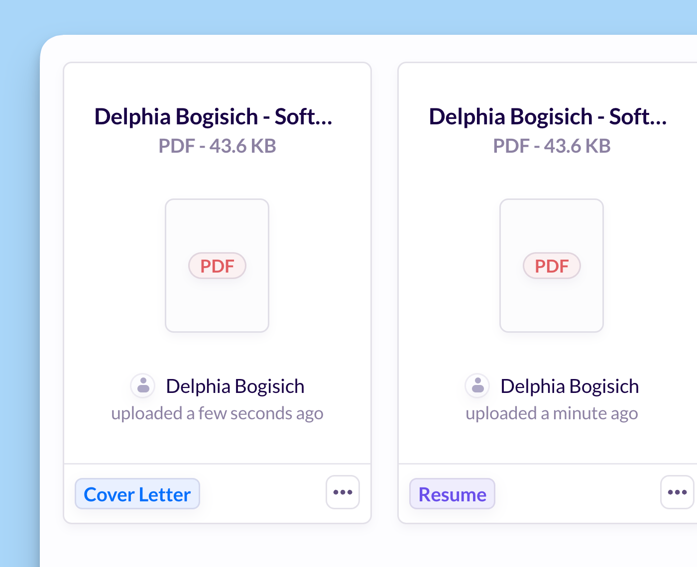 Manage Multiple Resumes