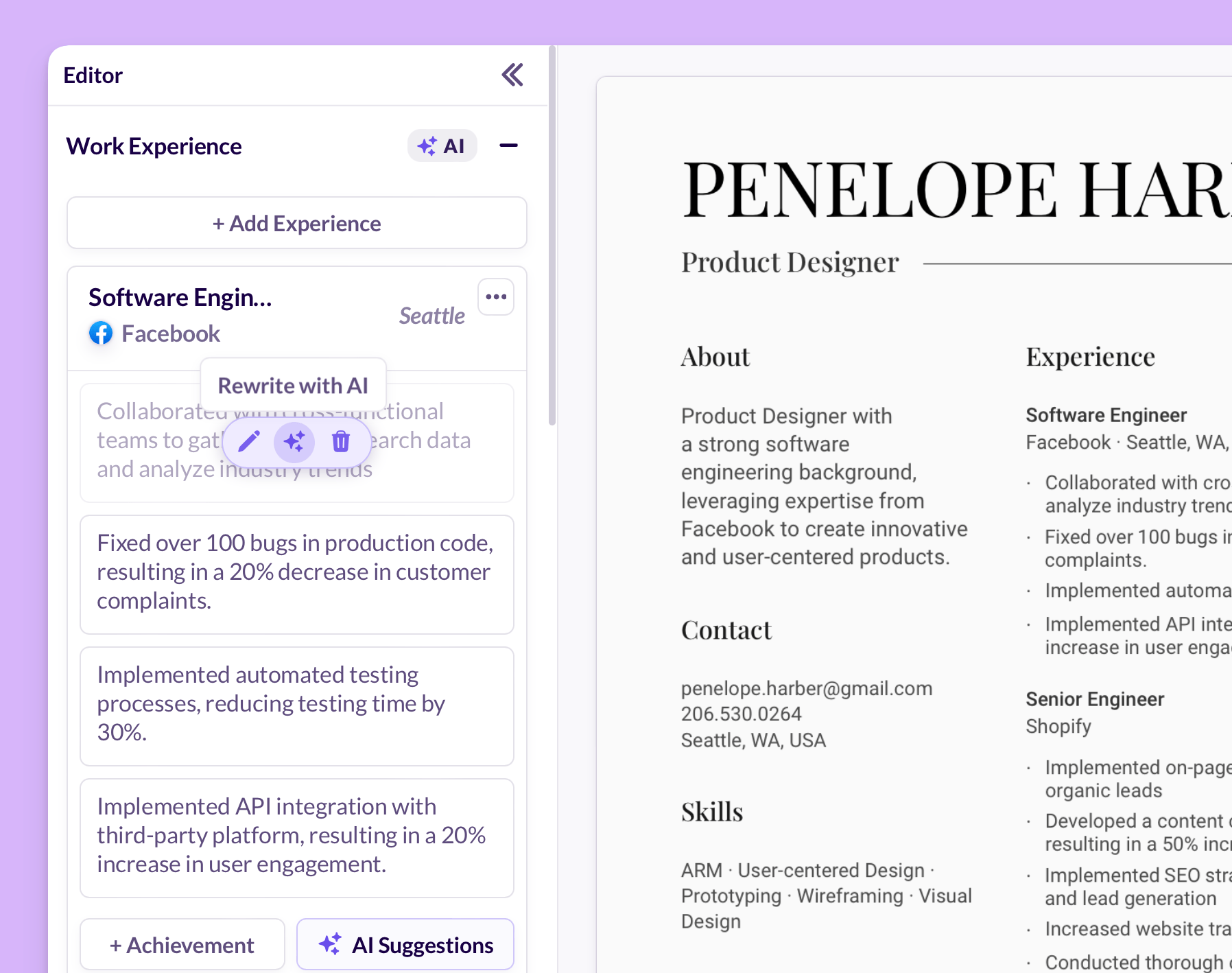 AI Resume Builder