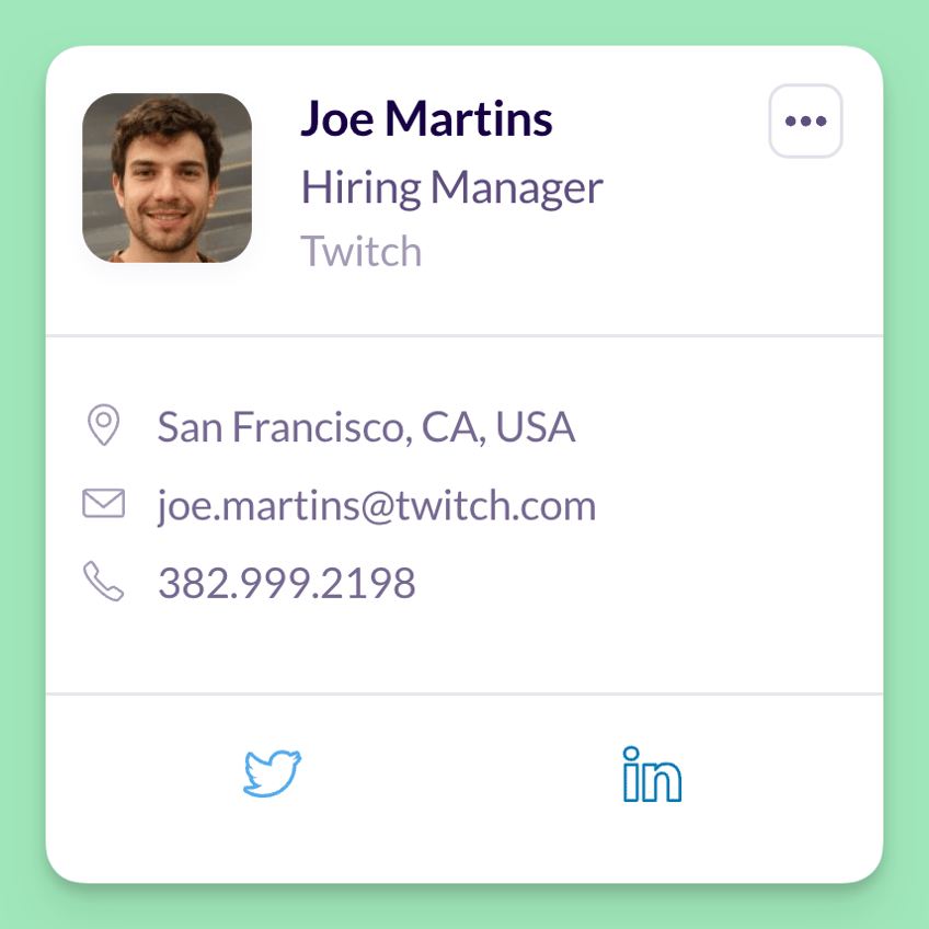 Personal Job Search CRM