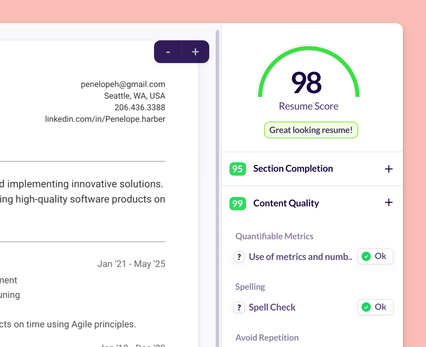 Get Your Free Resume Score