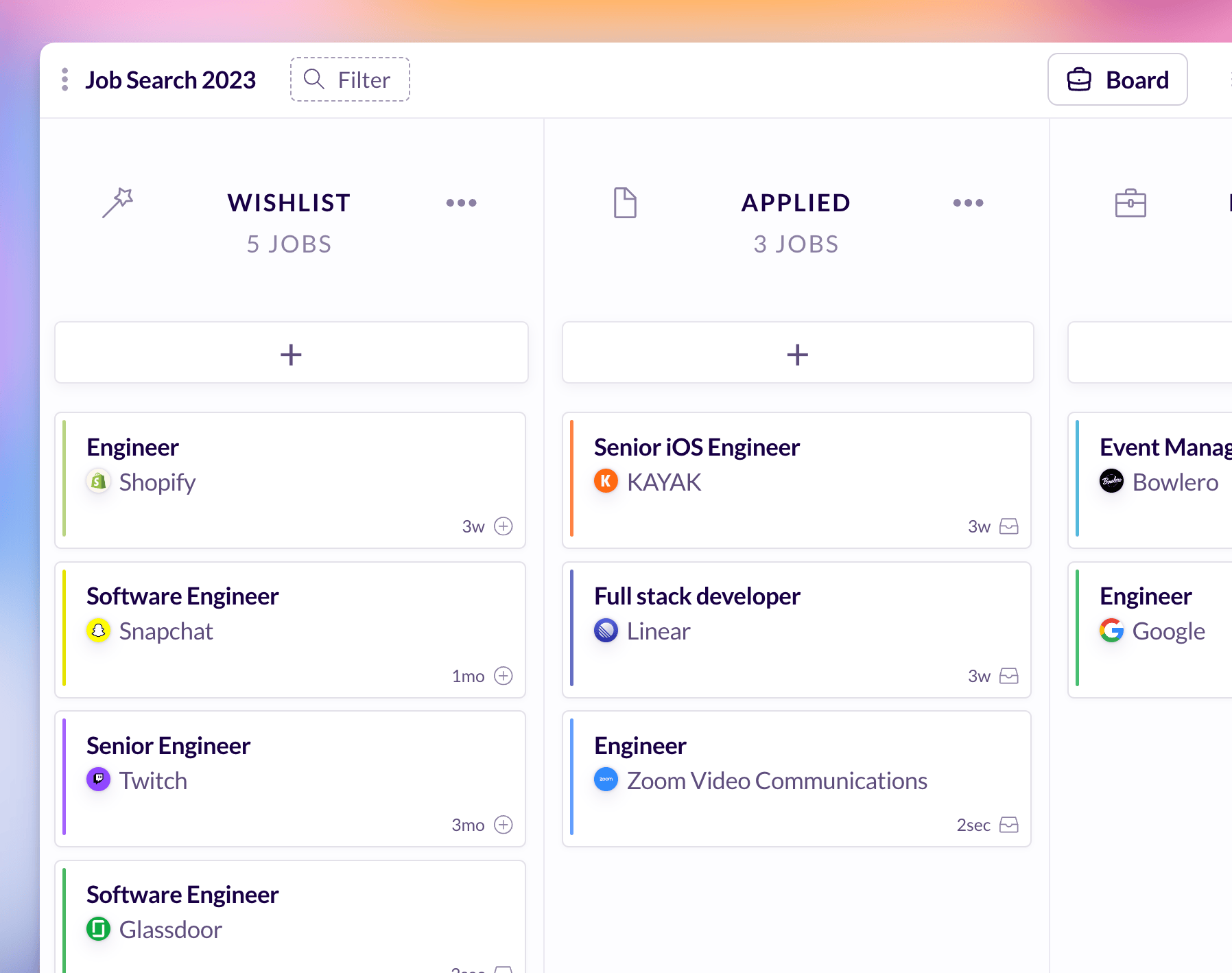 Job Application Tracker