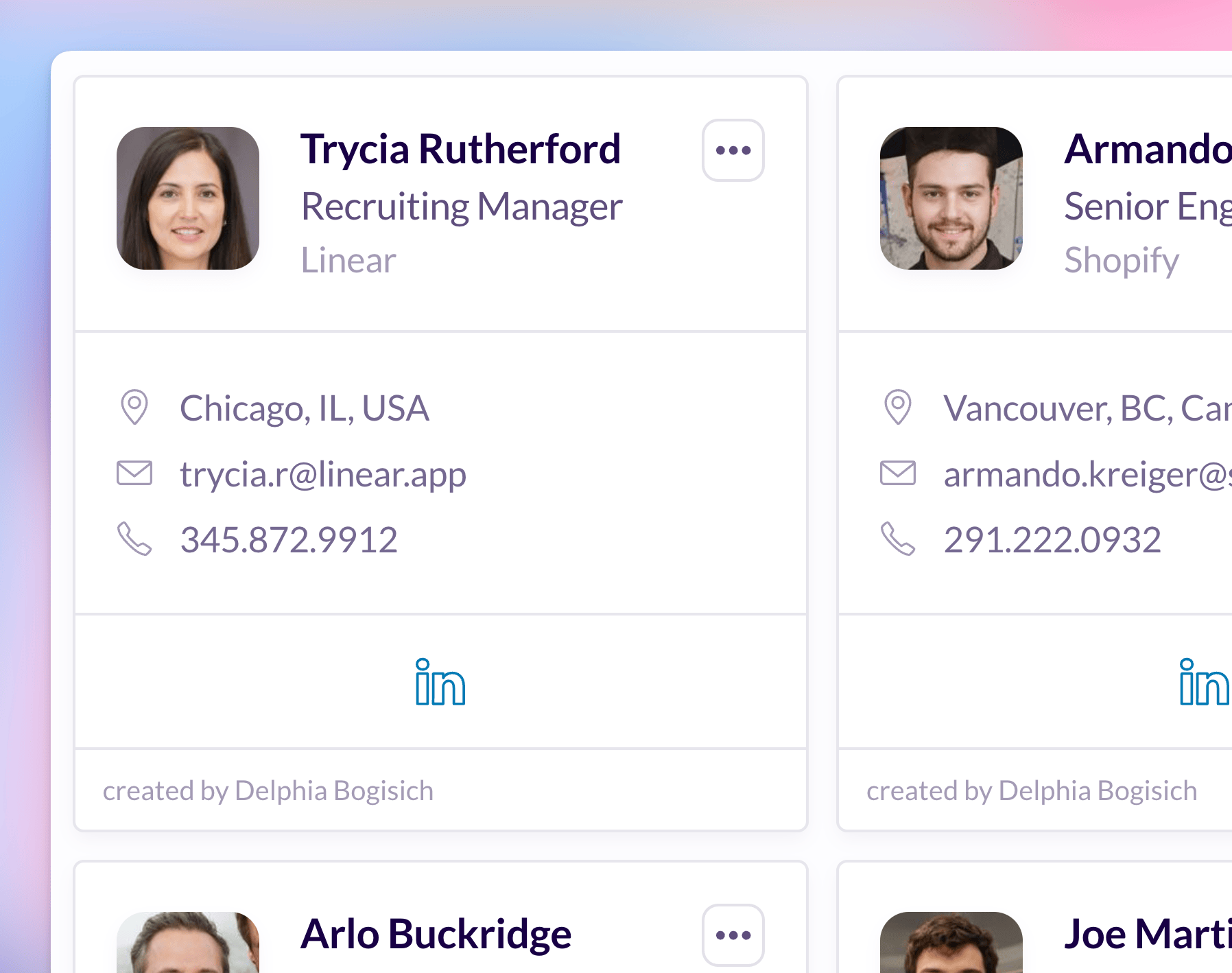 Contact Tracker