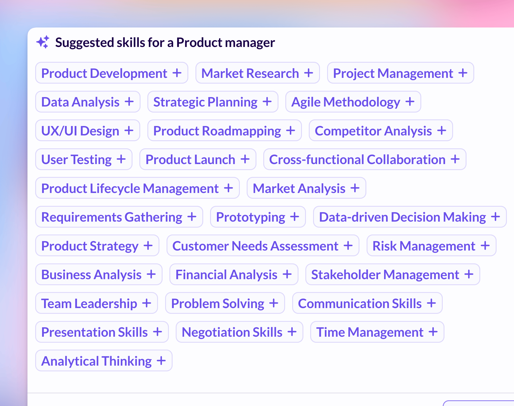 Resume Skills Generator