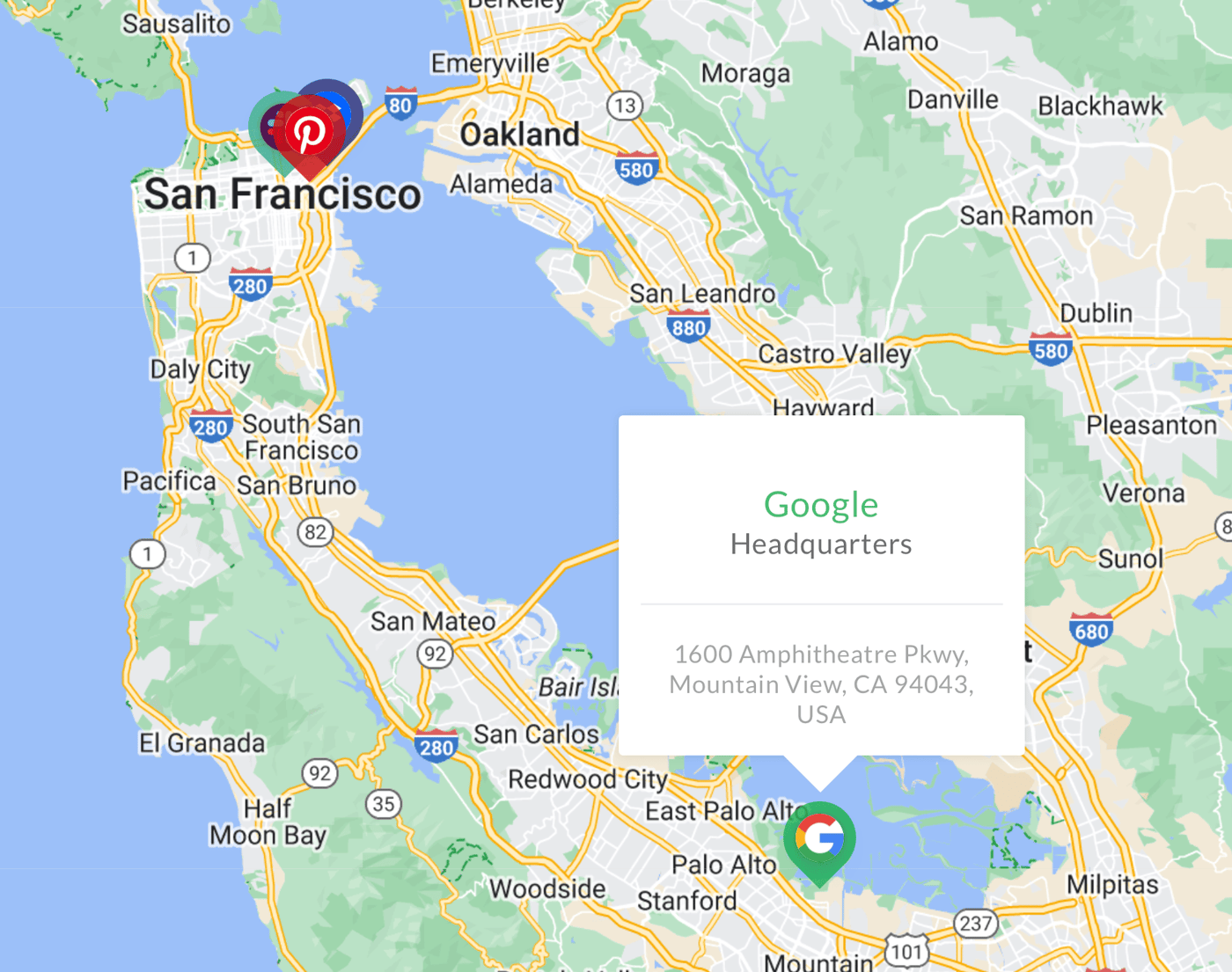 View Map of All Job Applications
