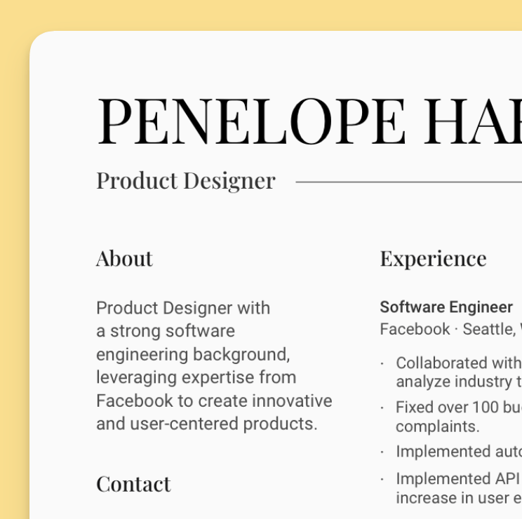 AI Resume Builder