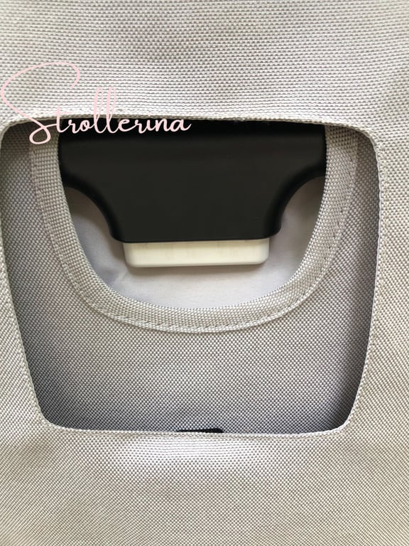 Seat recline adjustment button
