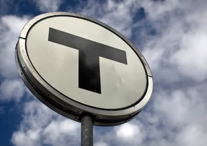 MBTA sign.