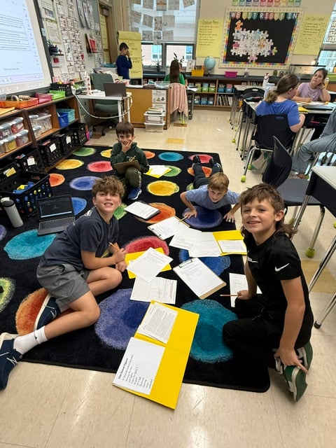 students in classroom