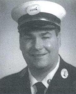 Photo of Fire Lieutenant Scott J. Malone, Ladder Company 10, in 2001.