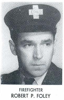 Photo of Fire Fighter Robert P. Foley, 1955.