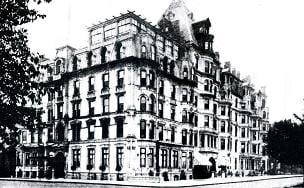 The Hotel Vendome, Commonwealth Av. & Dartmouth St., c. 1920.