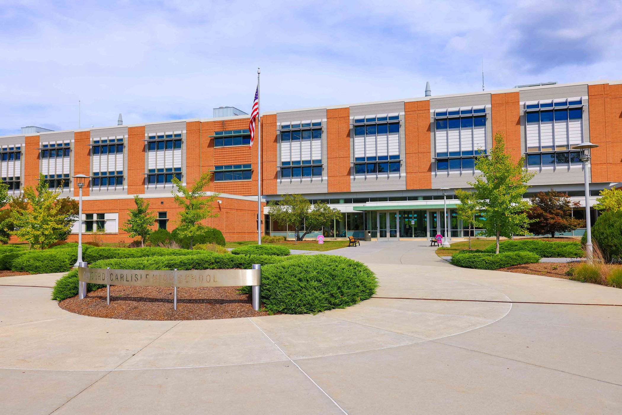 Alcott Elementary School Exterior Entrance