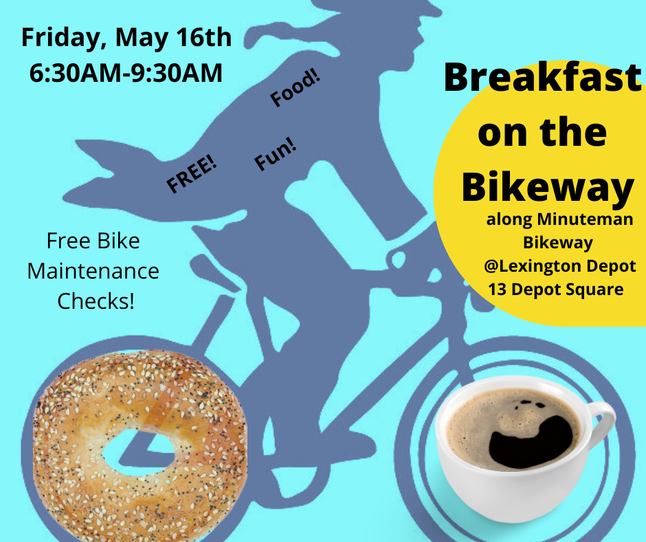 Breakfast on the Bikeway promotional graphic.
