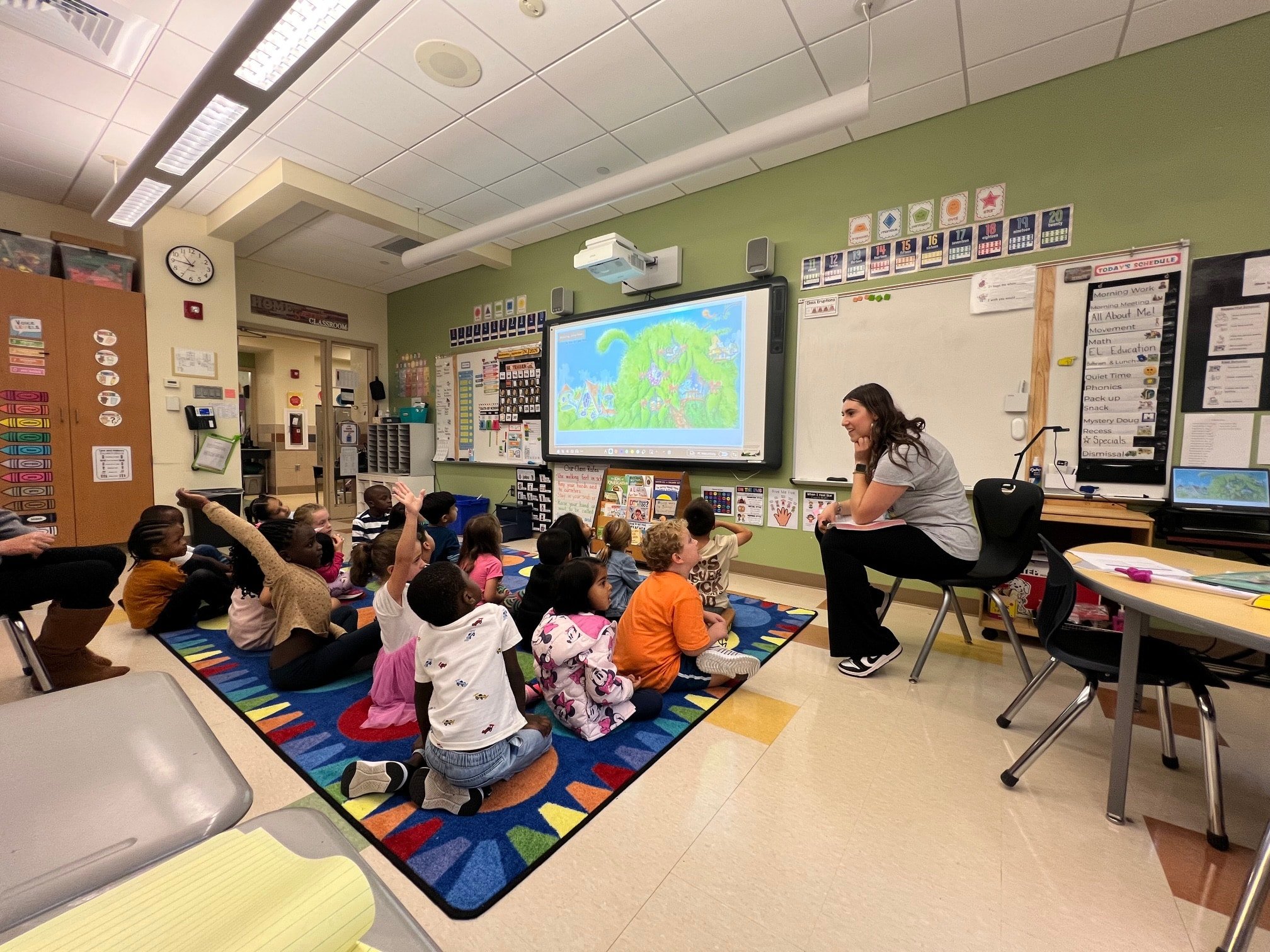 classroom with students