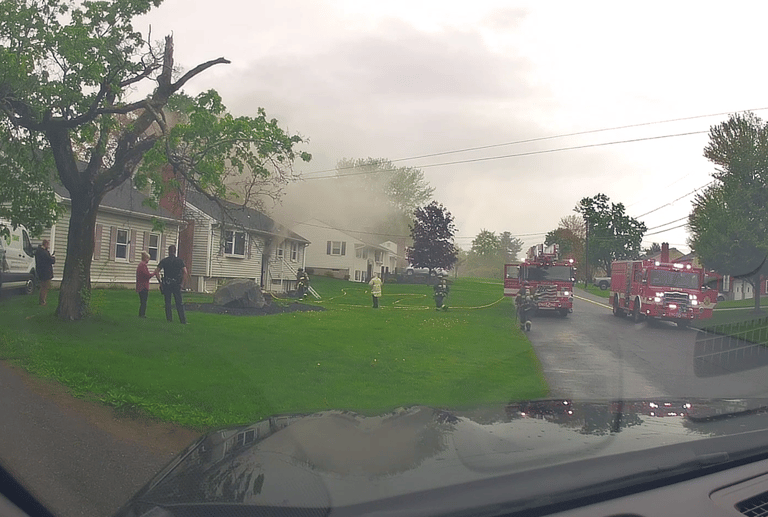 Enfield Fire District 1 Extinguishes House Fire on Stardust Drive
