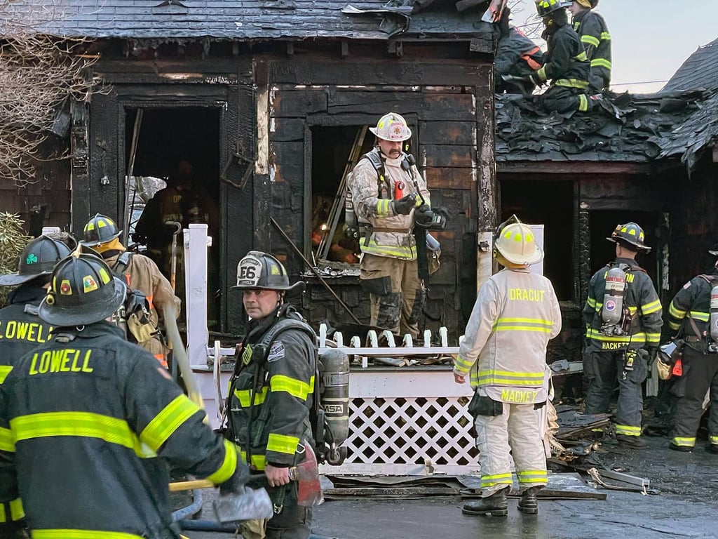 Dracut Fire Department Extinguishes TwoAlarm Structure Fire John