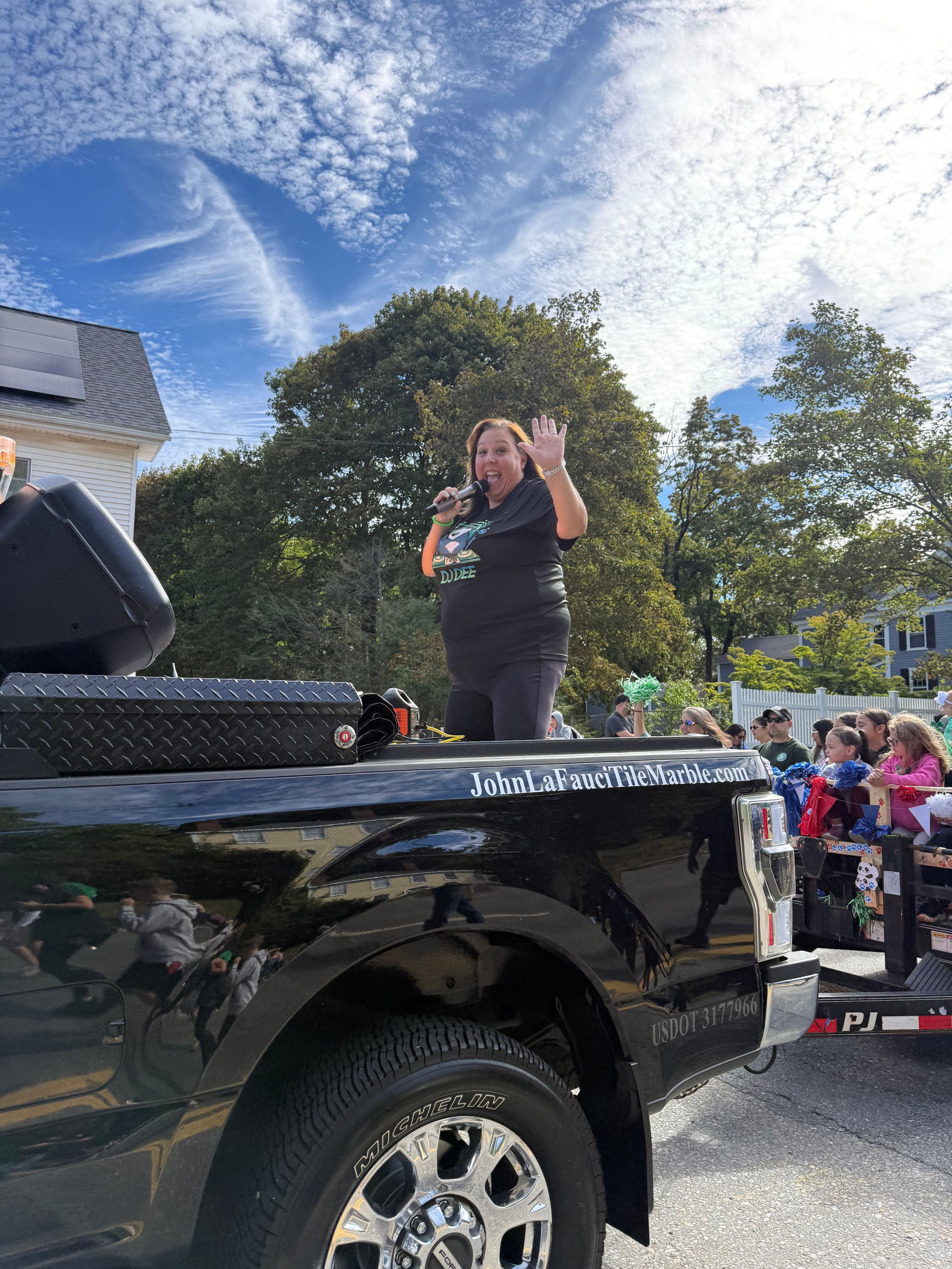 DJ on truck 