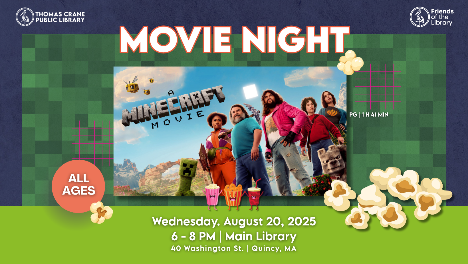 Level Up at the Library: Movie Night! (All Ages)