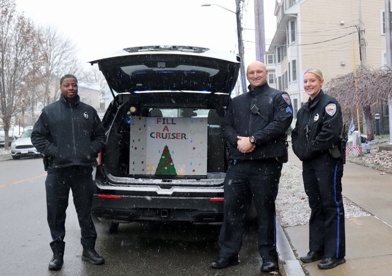 Stoughton Police Department Collects Distributes Hundreds of Toys for Families in Need This Season